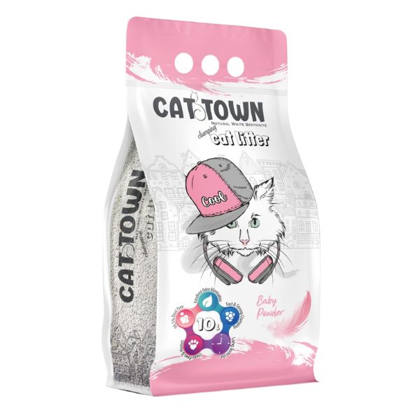 cat town-חול מתגבש 10 ליטר