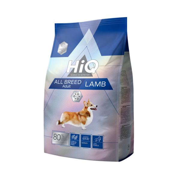 HiQ מזון לכלב בוגר כבש 2.8 ק"ג