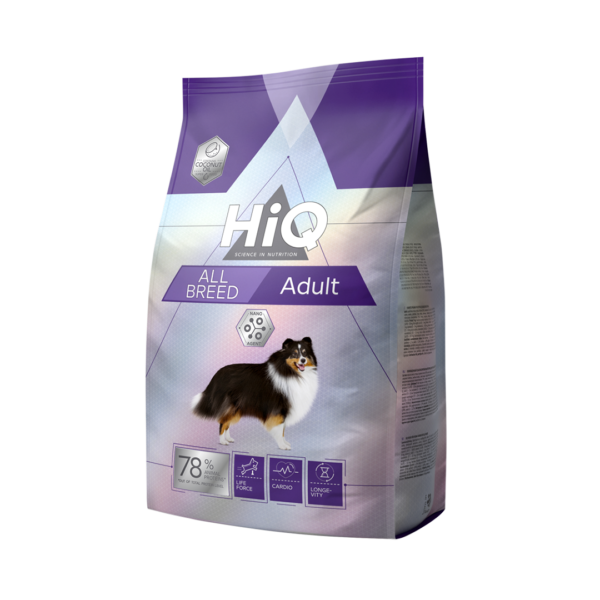 HiQ מזון לכלב בוגר עוף 11 ק"ג